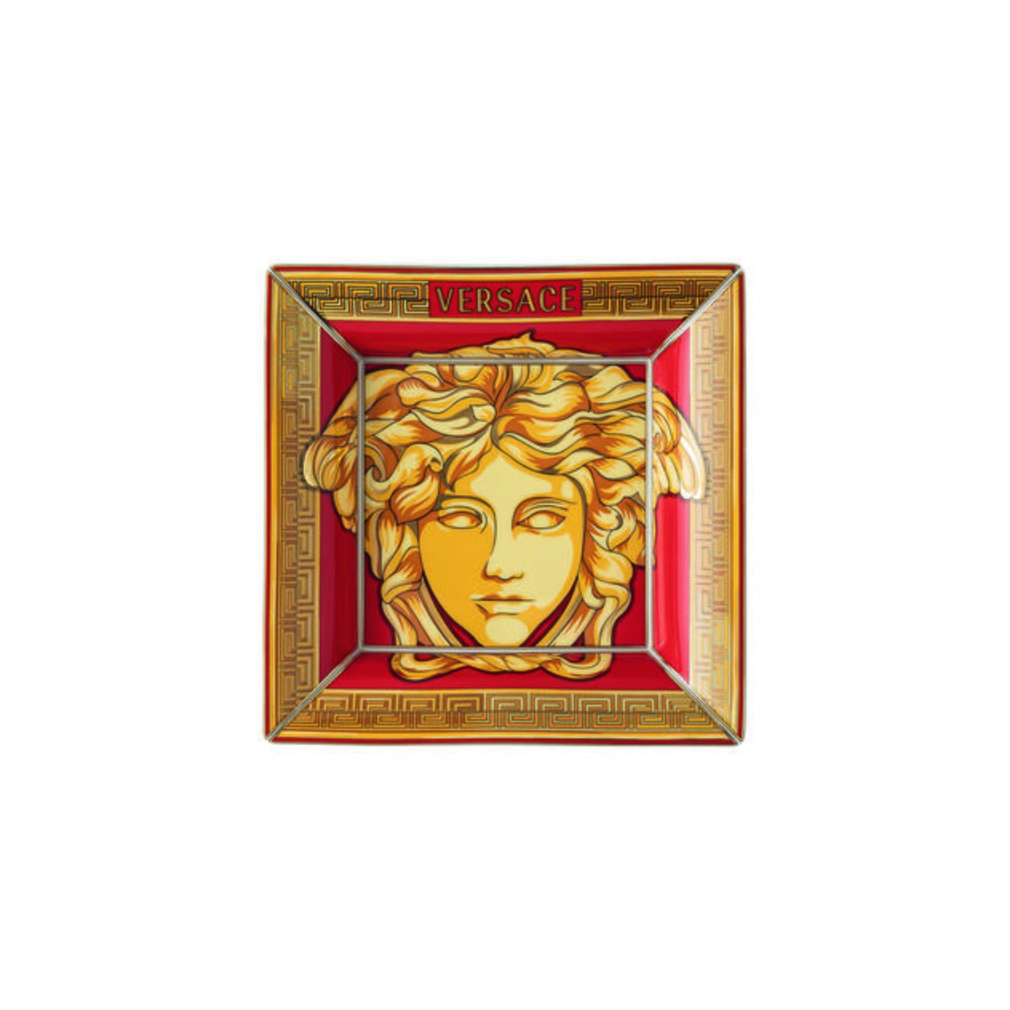 Medusa Amplified Golden Coin Dish | Dinnerware | Home and Furniture Home | Plate Medusa Amplified Golden Coin Dish | Dinnerware | Home and Furniture Home | Plate