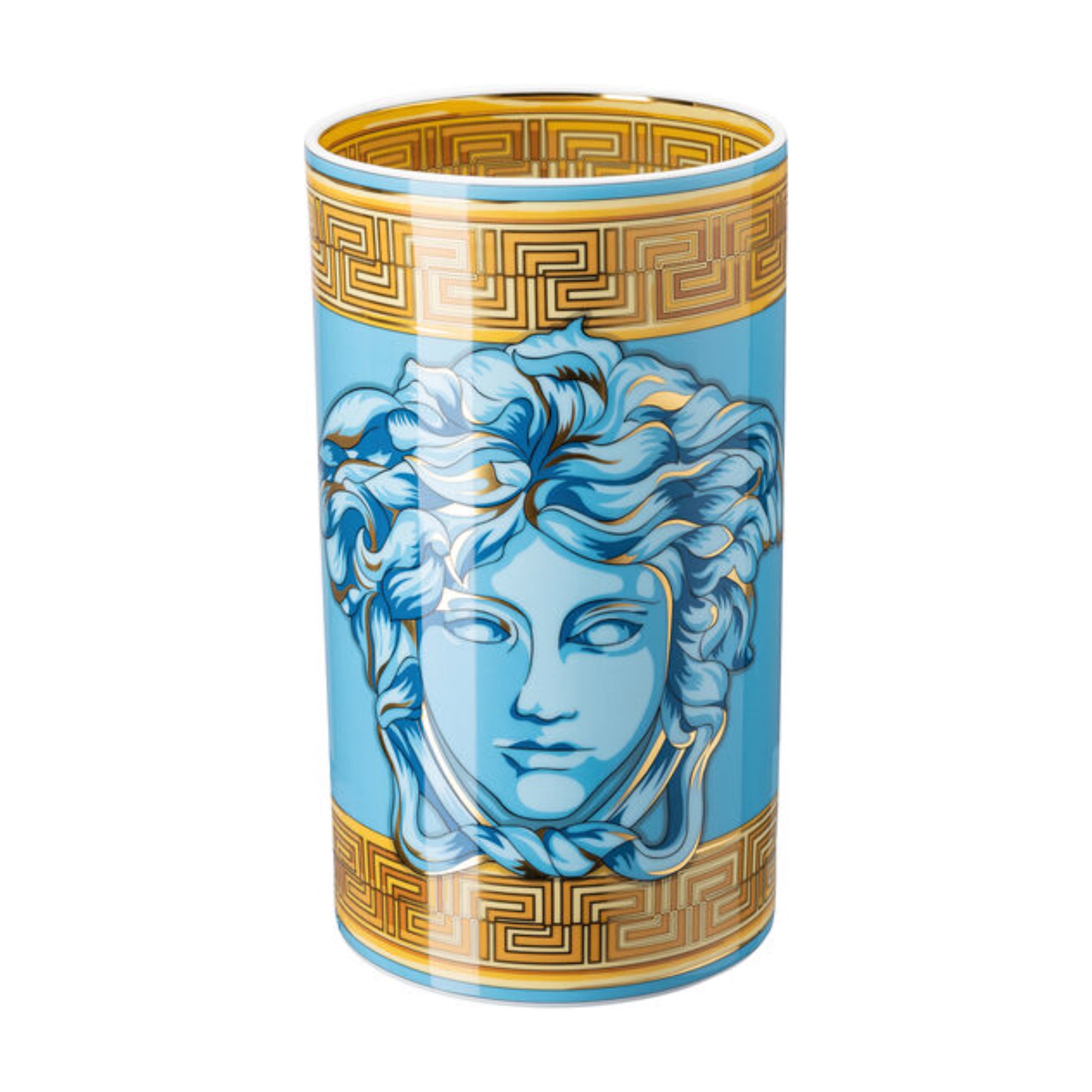 Versace Medusa Amplified Blue Coin Vase | Home and Furniture Home | Vase Versace Medusa Amplified Blue Coin Vase | Home and Furniture Home | Vase