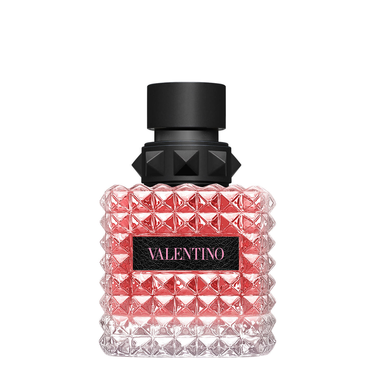 Valentino Born In Roma Donna EDP - 50ml Valentino perfume bottle with black cap on a white background