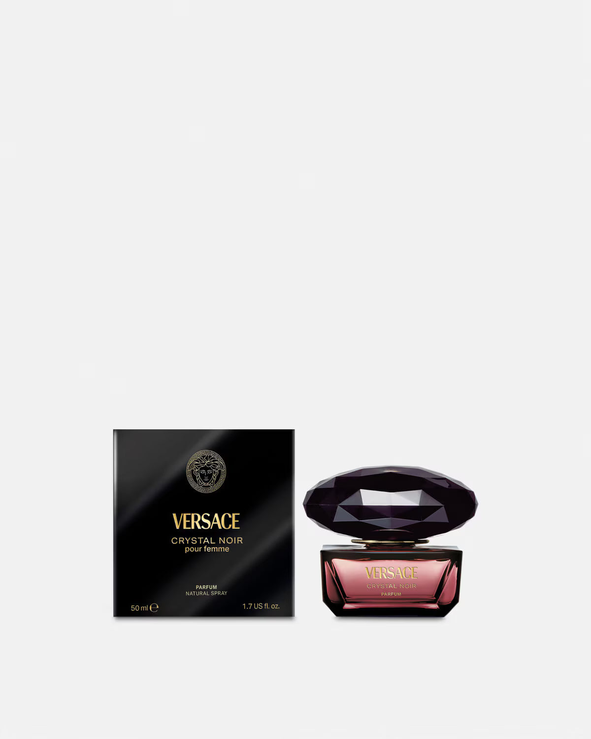 Versace Women's Crystal Noir Parfum Natural Spray - 50ml