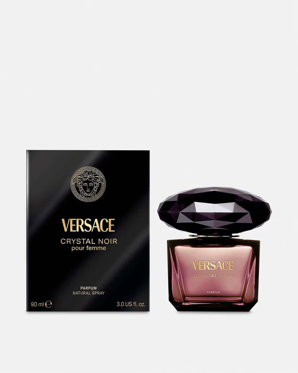 Versace Women's Crystal Noir Parfum Natural Spray - 90ml
