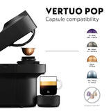 Nespresso Vertuo Pop Liquorice Black