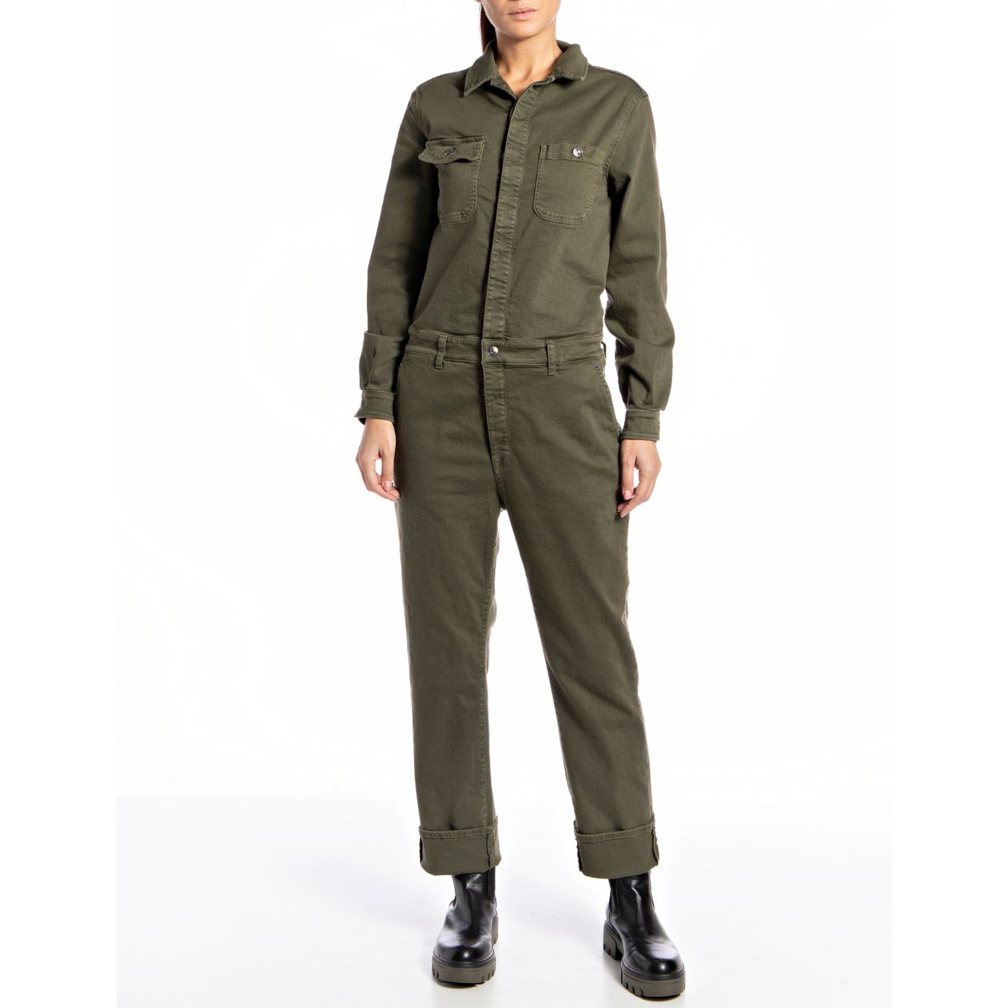 Replay Women's Stretch Denim Jumpsuit | Clothing | GCC | Jumpsuits & Playsuits | Women | Women All Clothing | Women All Clothing Jumpsuits & Playsuits | Womens | Womens Fashion Replay Women's Stretch Denim Jumpsuit | Clothing | GCC | Jumpsuits & Playsuits | Women | Women All Clothing | Women All Clothing Jumpsuits & Playsuits | Womens | Womens Fashion