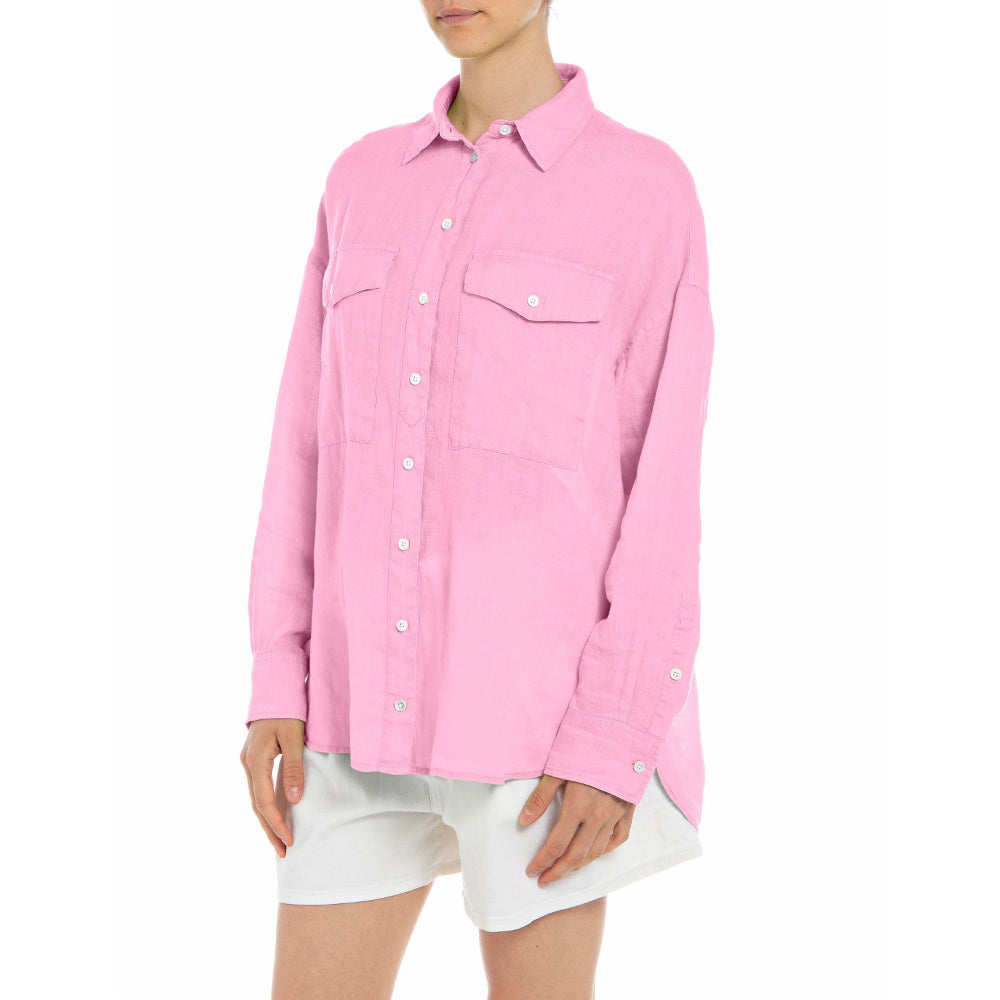 Replay Women's Linen Long Shirt | Clothing | GCC | Shirt | Shirts | Women | Women All Clothing | Women All Clothing Shirts & Blouses | Womens | Womens Fashion Replay Women's Linen Long Shirt | Clothing | GCC | Shirt | Shirts | Women | Women All Clothing | Women All Clothing Shirts & Blouses | Womens | Womens Fashion