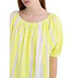 Replay Women's Blouse with Jacquard Ethnic Pattern