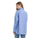 Replay Women's Shirt in Striped Poplin