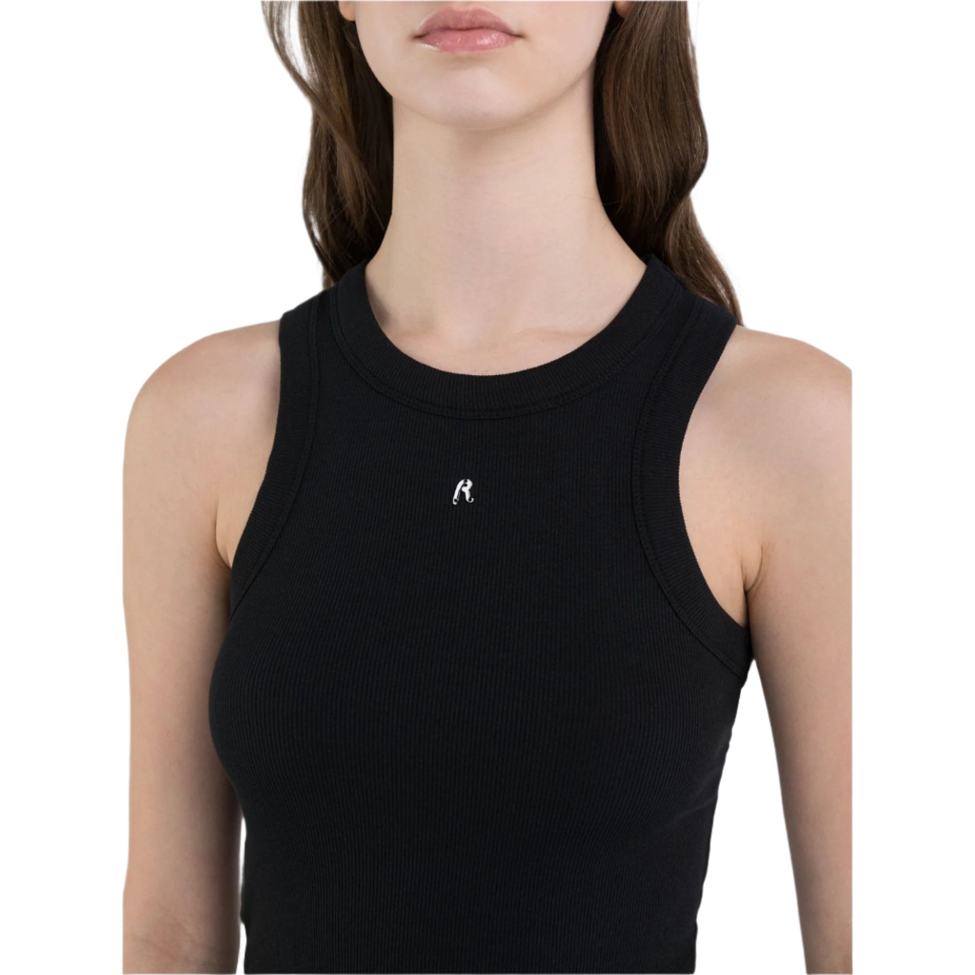 Replay Women's Fine Rin Slim Fit Top With Rivet | Clothing | GCC | Winter 2024 | Women | Women All Clothing | Women All Clothing Tops | Womens | Womens Fashion Replay Women's Fine Rin Slim Fit Top With Rivet | Clothing | GCC | Winter 2024 | Women | Women All Clothing | Women All Clothing Tops | Womens | Womens Fashion