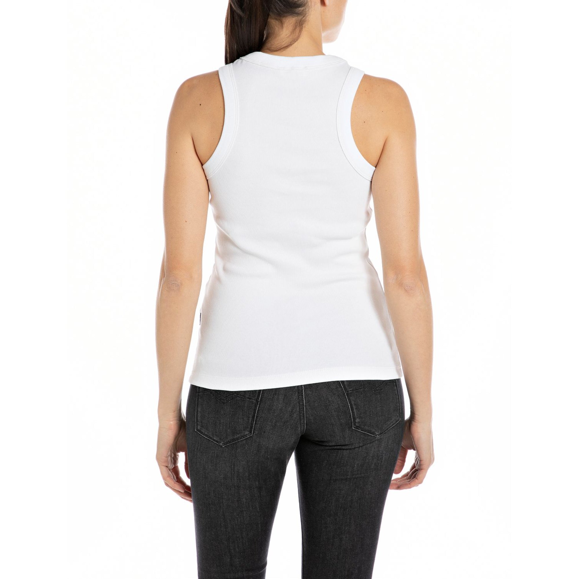 Replay Women's Slim fit Ribbed Sleeveless Top | Clothing | GCC | Women | Women All Clothing | Women All Clothing Tops | Womens | Womens Fashion Replay Women's Slim fit Ribbed Sleeveless Top | Clothing | GCC | Women | Women All Clothing | Women All Clothing Tops | Womens | Womens Fashion