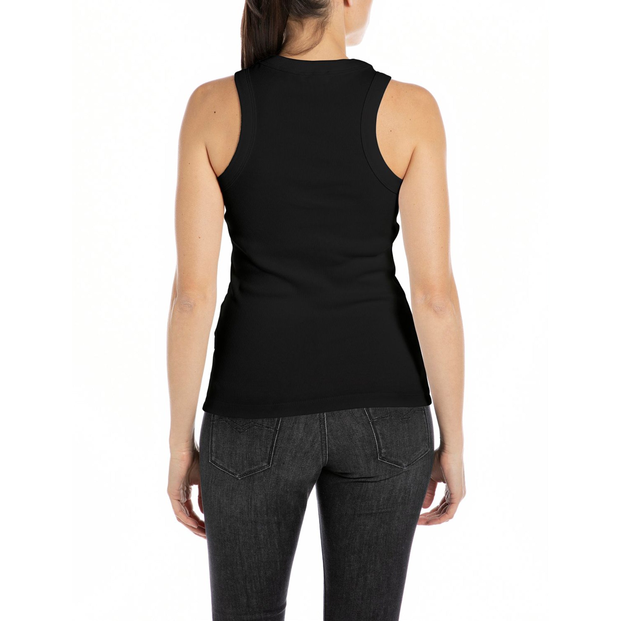 Replay Women's Slim fit Ribbed Sleeveless Top | Clothing | GCC | Women | Women All Clothing | Women All Clothing Tops | Womens | Womens Fashion Replay Women's Slim fit Ribbed Sleeveless Top | Clothing | GCC | Women | Women All Clothing | Women All Clothing Tops | Womens | Womens Fashion
