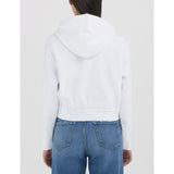 Replay Women's Half-zipper Cropped Sweatshirt with Patch