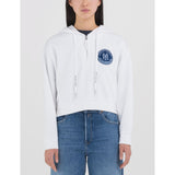 Replay Women's Half-zipper Cropped Sweatshirt with Patch