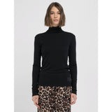 Replay Women's Slim Fit Top with Long Sleeve and Hight Neck