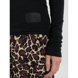 Replay Women's Slim Fit Top with Long Sleeve and Hight Neck