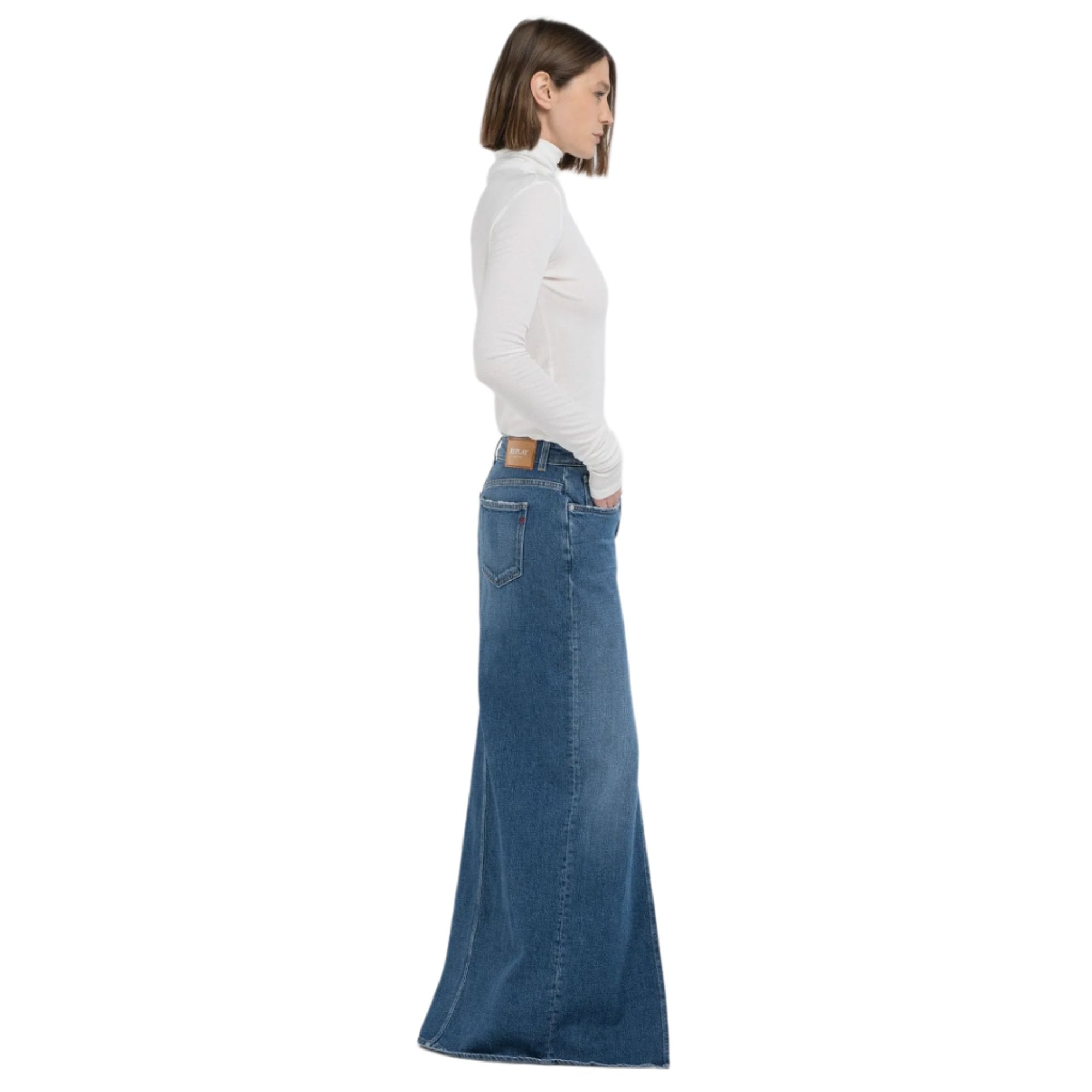 Replay Women's Slim Fit Top with Long Sleeve and Hight Neck | Clothing | GCC | Winter 2024 | Women | Women All Clothing | Women All Clothing Tops | Womens | Womens Fashion Replay Women's Slim Fit Top with Long Sleeve and Hight Neck | Clothing | GCC | Winter 2024 | Women | Women All Clothing | Women All Clothing Tops | Womens | Womens Fashion