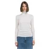Replay Women's Slim Fit Top with Long Sleeve and Hight Neck