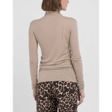 Replay Women's Slim Fit Top with Long Sleeve and Hight Neck