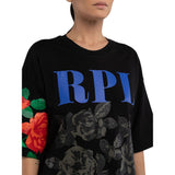 Replay Women's Oversized Sweatshirt With Glitter Print