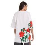 Replay Women's Oversized Sweatshirt With Glitter Print