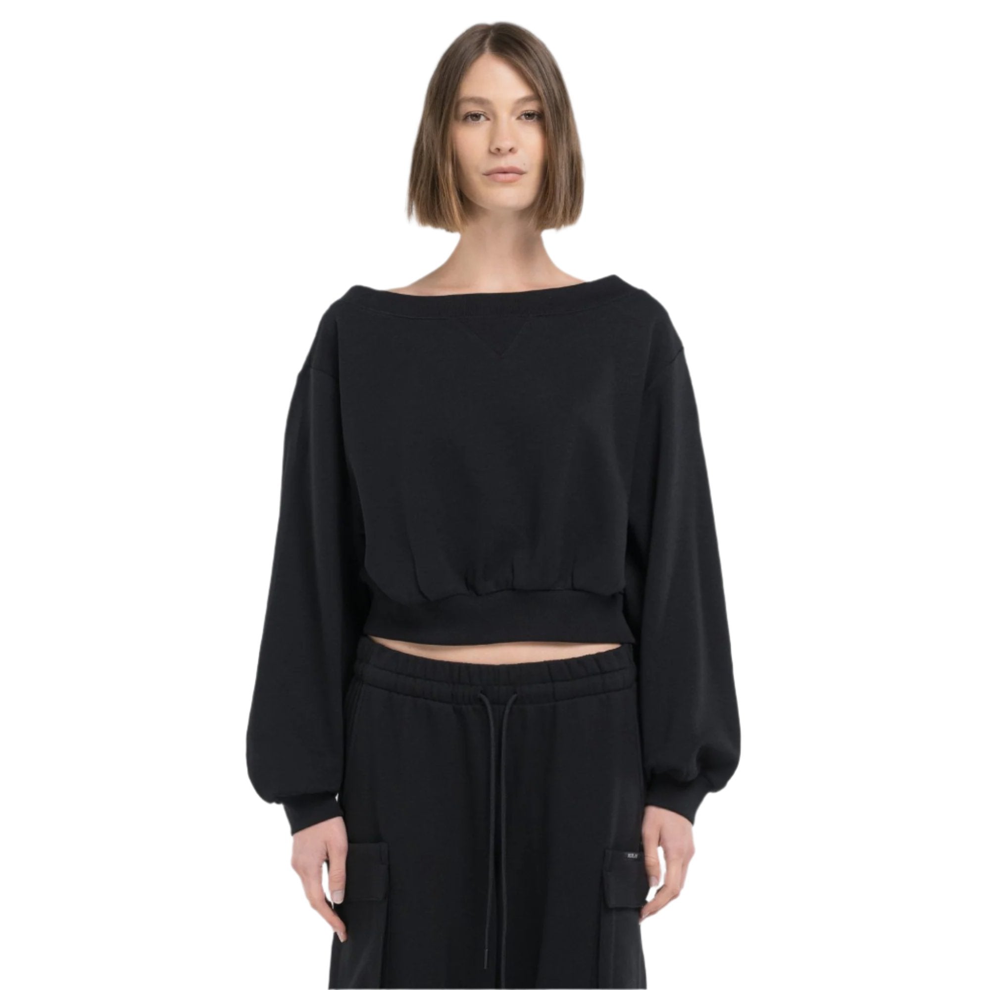 Replay Women's Copped Off The Shoulder Sweatshirt | Clothing | GCC | Winter 2024 | Women | Women All Clothing | Women All Clothing Hoodies & Sweatshirts | Womens | Womens Fashion Replay Women's Copped Off The Shoulder Sweatshirt | Clothing | GCC | Winter 2024 | Women | Women All Clothing | Women All Clothing Hoodies & Sweatshirts | Womens | Womens Fashion