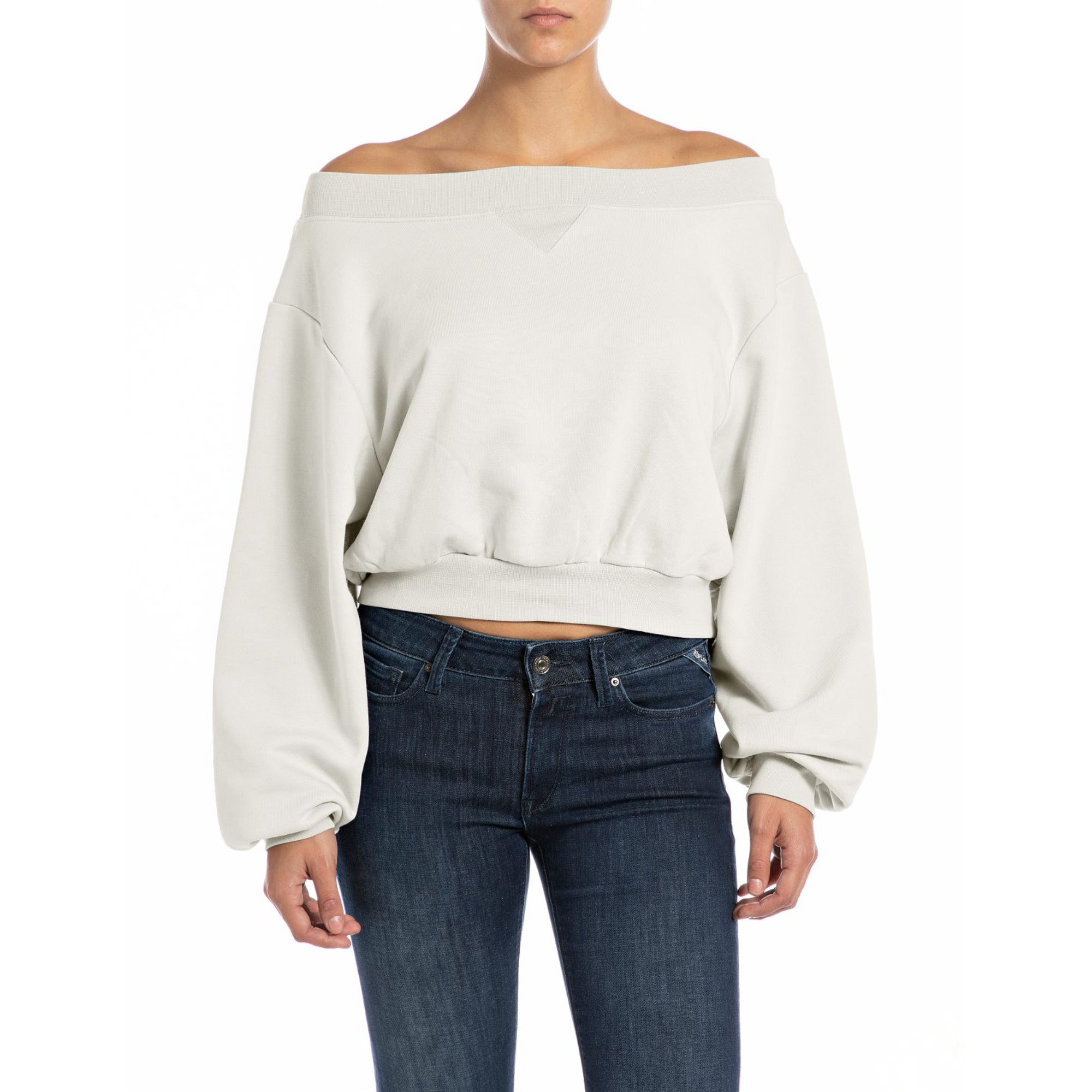 Replay Women's Copped Off The Shoulder Sweatshirt | Clothing | GCC | Winter 2024 | Women | Women All Clothing | Women All Clothing Hoodies & Sweatshirts | Womens | Womens Fashion Replay Women's Copped Off The Shoulder Sweatshirt | Clothing | GCC | Winter 2024 | Women | Women All Clothing | Women All Clothing Hoodies & Sweatshirts | Womens | Womens Fashion