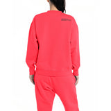 Replay Women's Sweatshirt Over-size Cotton Fleece