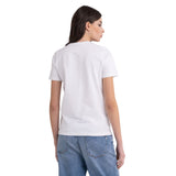 Replay Women's V-neck T-shirt with Archive Logo