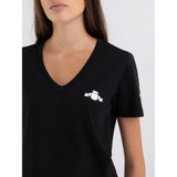Replay Women's V-neck T-shirt with Archive Logo