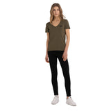 Replay Women's V-neck T-shirt with Archive Logo
