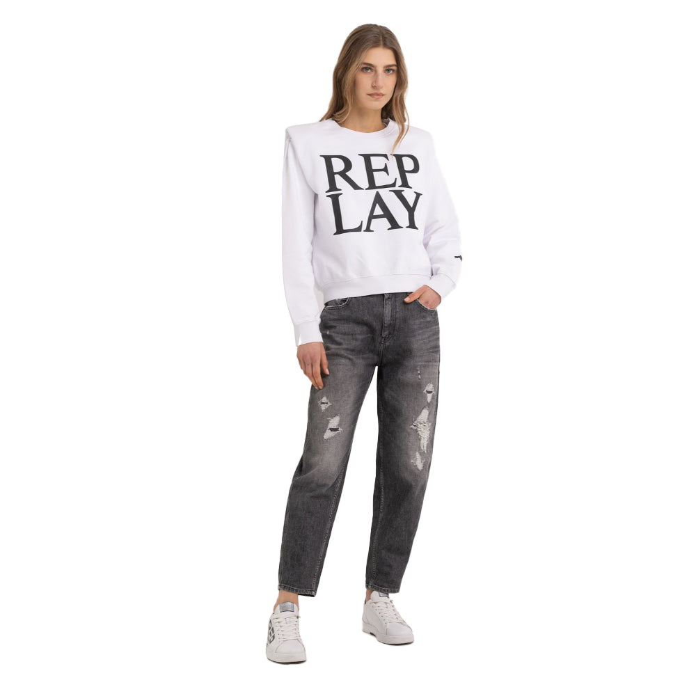 Replay Women's Boxy Fit Sweatshirt with Print | All Clothing | Clothing | GCC | Spring Festival | Sweatshirt | Women | Women All Clothing | Women All Clothing Hoodies & Sweatshirts | Women Sweatshirt | Womens | Womens Fashion Replay Women's Boxy Fit Sweatshirt with Print | All Clothing | Clothing | GCC | Spring Festival | Sweatshirt | Women | Women All Clothing | Women All Clothing Hoodies & Sweatshirts | Women Sweatshirt | Womens | Womens Fashion