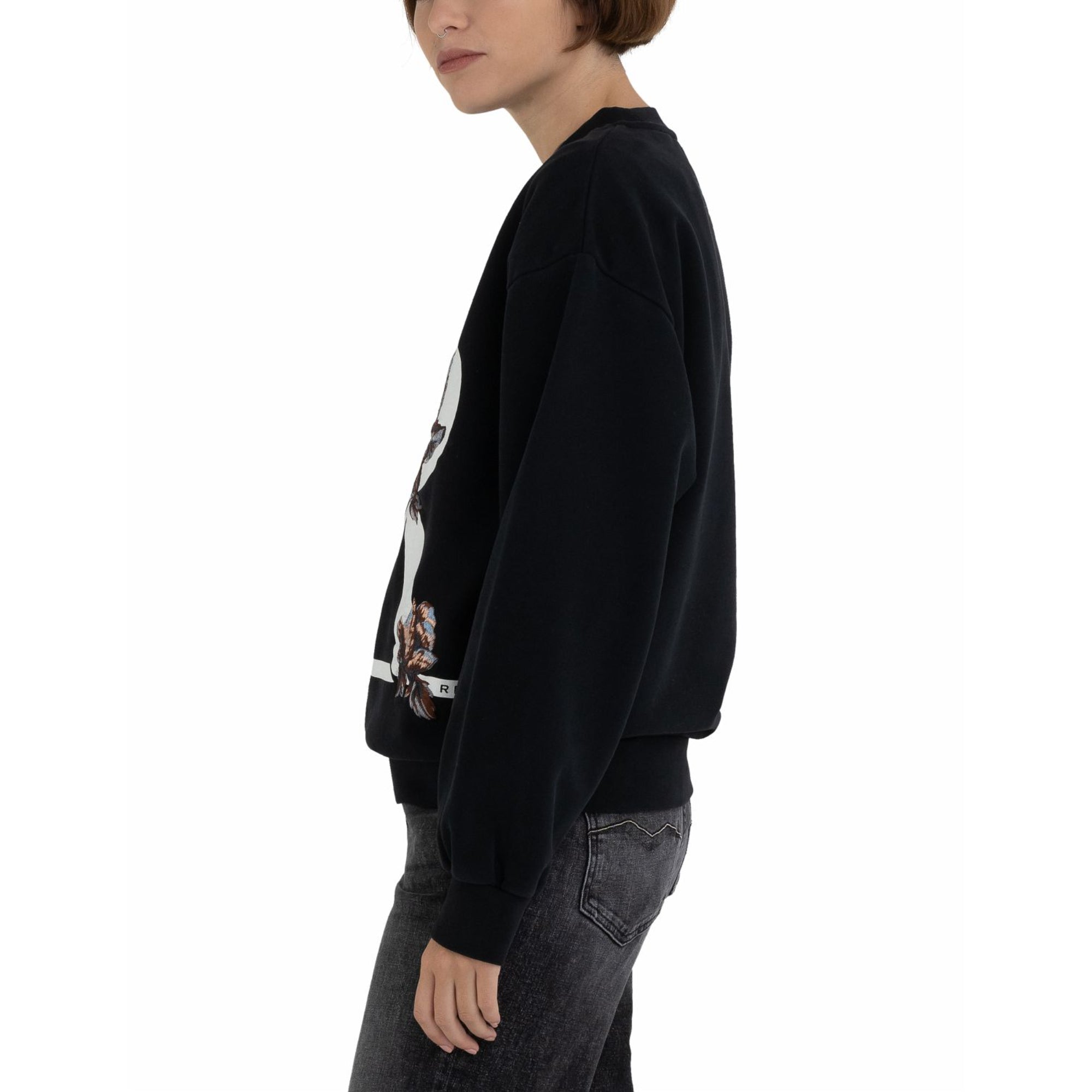 Replay Women's Oversized Sweatshirt with Print | Clothing | GCC | Sweaters and Cardigans | Women | Women All Clothing | Women All Clothing Hoodies & Sweatshirts | Womens | Womens Fashion Replay Women's Oversized Sweatshirt with Print | Clothing | GCC | Sweaters and Cardigans | Women | Women All Clothing | Women All Clothing Hoodies & Sweatshirts | Womens | Womens Fashion