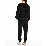 Replay Women's Chenille All Over Logo Devore Sweatshirt