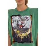 Replay Women's Dyed Heavy Jersey T-shirt