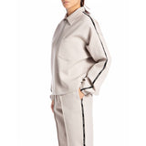 Replay Women's Essential Half Zipper Sweatshirt in Cotton Pique