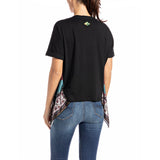 Replay Women's Jersey T-shirt with Scarf