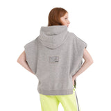 Replay Women's Oversized Sweatshirt in Mouline Cotton
