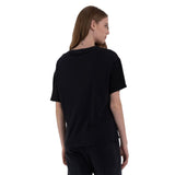 Replay Women's V-neck T-shirt in Cotton and Viscose