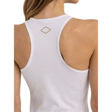 Replay Women's Slim Fit Ribbed Top With Print