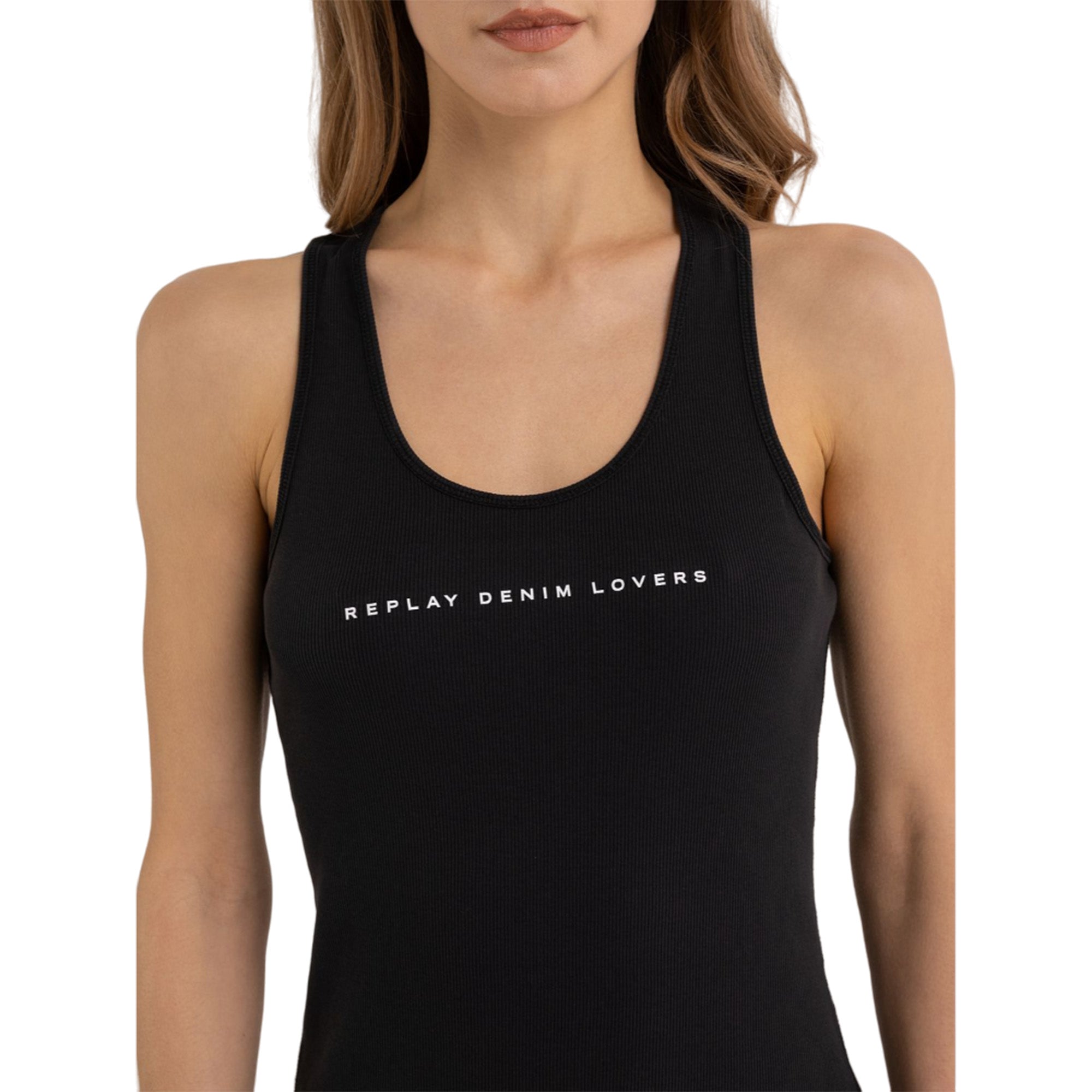 Replay Women's Slim Fit Ribbed Top With Print | Clothing | GCC | Spring Festival | T-Shirts | Tops | Women | Women All Clothing | Women All Clothing Tops | Womens | Womens Fashion Replay Women's Slim Fit Ribbed Top With Print | Clothing | GCC | Spring Festival | T-Shirts | Tops | Women | Women All Clothing | Women All Clothing Tops | Womens | Womens Fashion