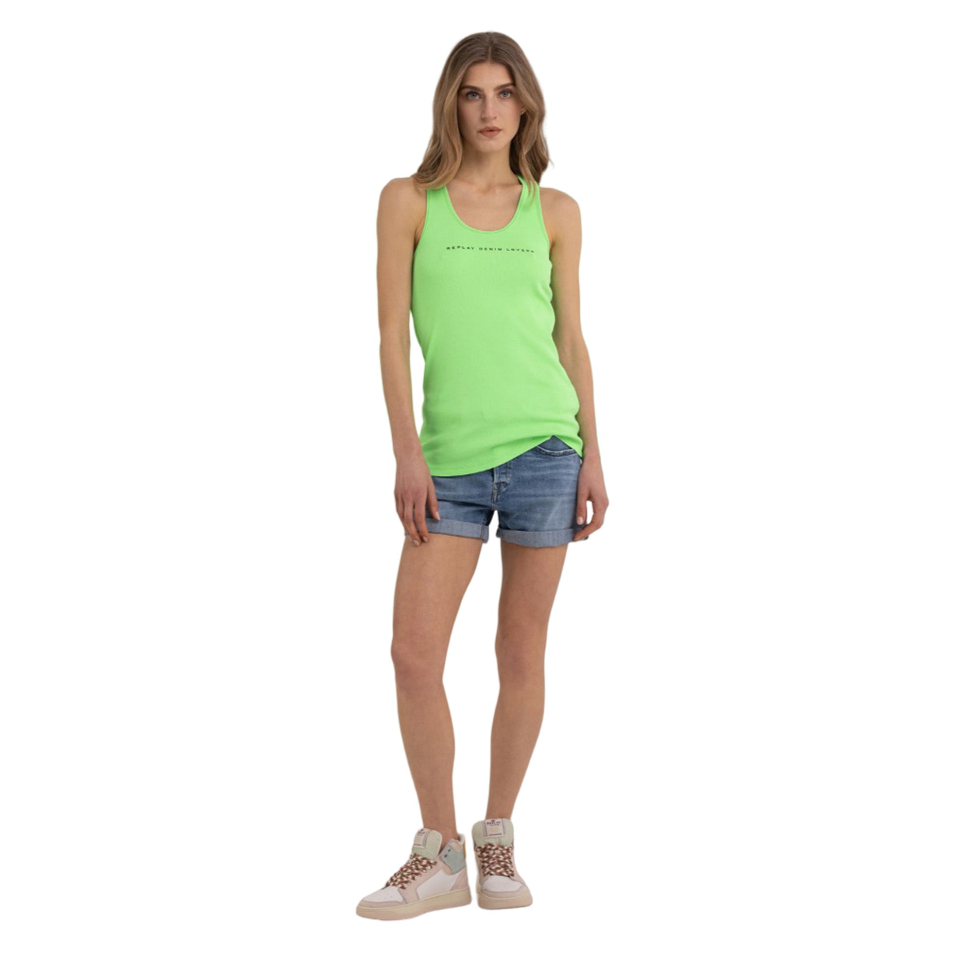 Replay Women's Slim Fit Ribbed Top With Print | Clothing | GCC | Spring Festival | T-Shirts | Tops | Women | Women All Clothing | Women All Clothing Tops | Womens | Womens Fashion Replay Women's Slim Fit Ribbed Top With Print | Clothing | GCC | Spring Festival | T-Shirts | Tops | Women | Women All Clothing | Women All Clothing Tops | Womens | Womens Fashion