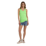 Replay Women's Slim Fit Ribbed Top With Print