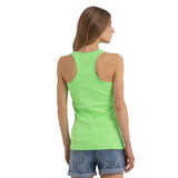 Replay Women's Slim Fit Ribbed Top With Print