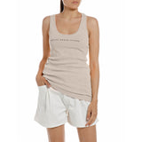 Replay Women's Slim Fit Ribbed Top With Print