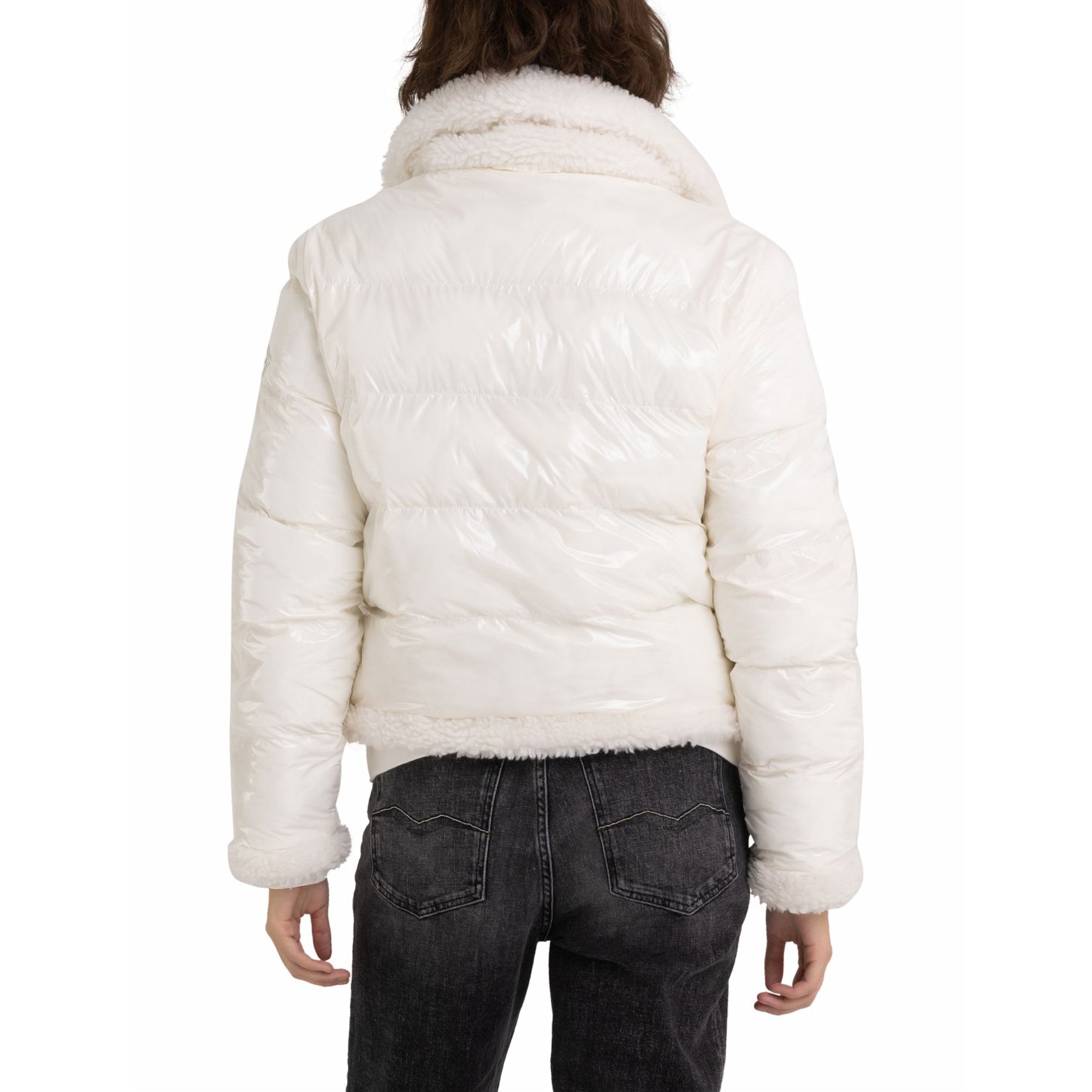 Replay Women's Reversible Jacket in Nylon and Sherpa | Clothing | Coats & Jackets | GCC | Jackets | Women | Women All Clothing | Women All Clothing Coats & Jackets | Womens | Womens Fashion Replay Women's Reversible Jacket in Nylon and Sherpa | Clothing | Coats & Jackets | GCC | Jackets | Women | Women All Clothing | Women All Clothing Coats & Jackets | Womens | Womens Fashion