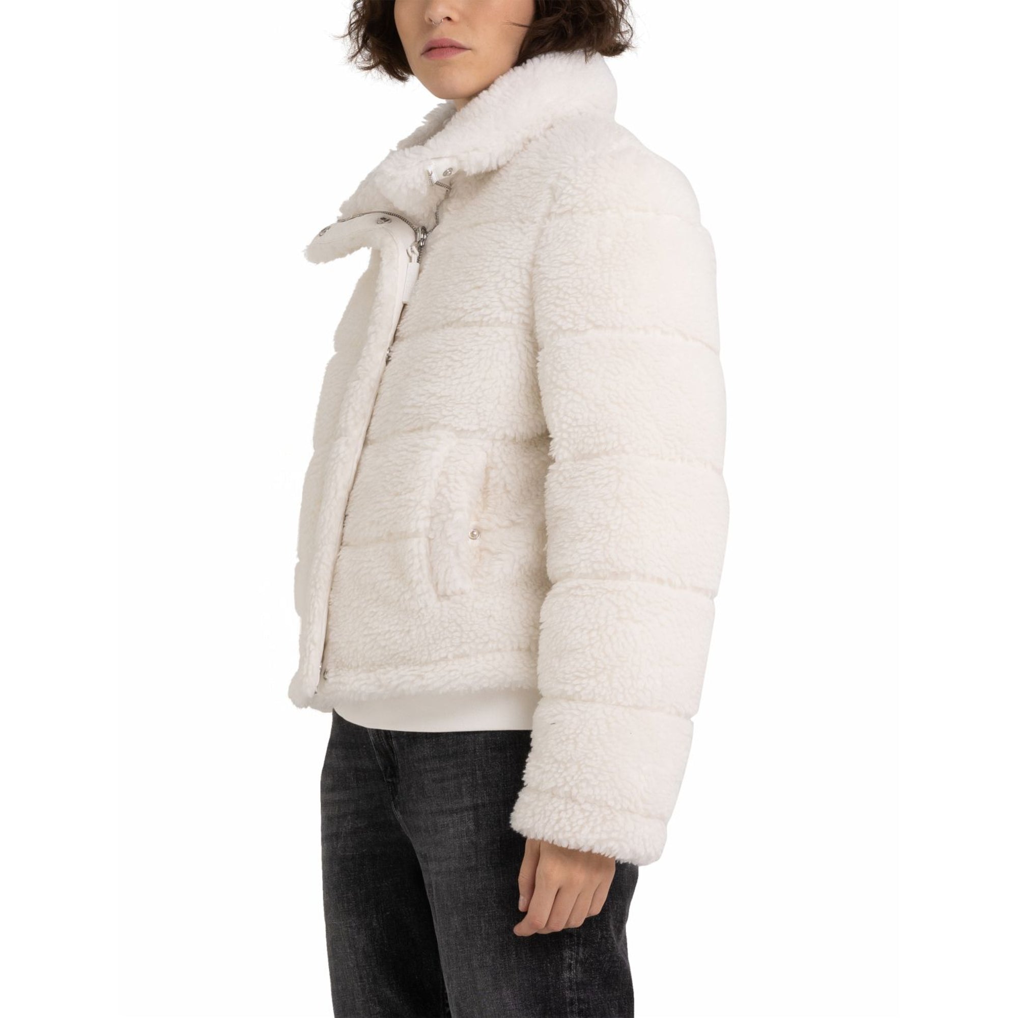 Replay Women's Reversible Jacket in Nylon and Sherpa | Clothing | Coats & Jackets | GCC | Jackets | Women | Women All Clothing | Women All Clothing Coats & Jackets | Womens | Womens Fashion Replay Women's Reversible Jacket in Nylon and Sherpa | Clothing | Coats & Jackets | GCC | Jackets | Women | Women All Clothing | Women All Clothing Coats & Jackets | Womens | Womens Fashion