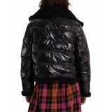 Replay Women's Reversible Jacket in Nylon and Sherpa