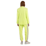 Replay Women's Single-breasted Blazer with Contrasting-colored Bands