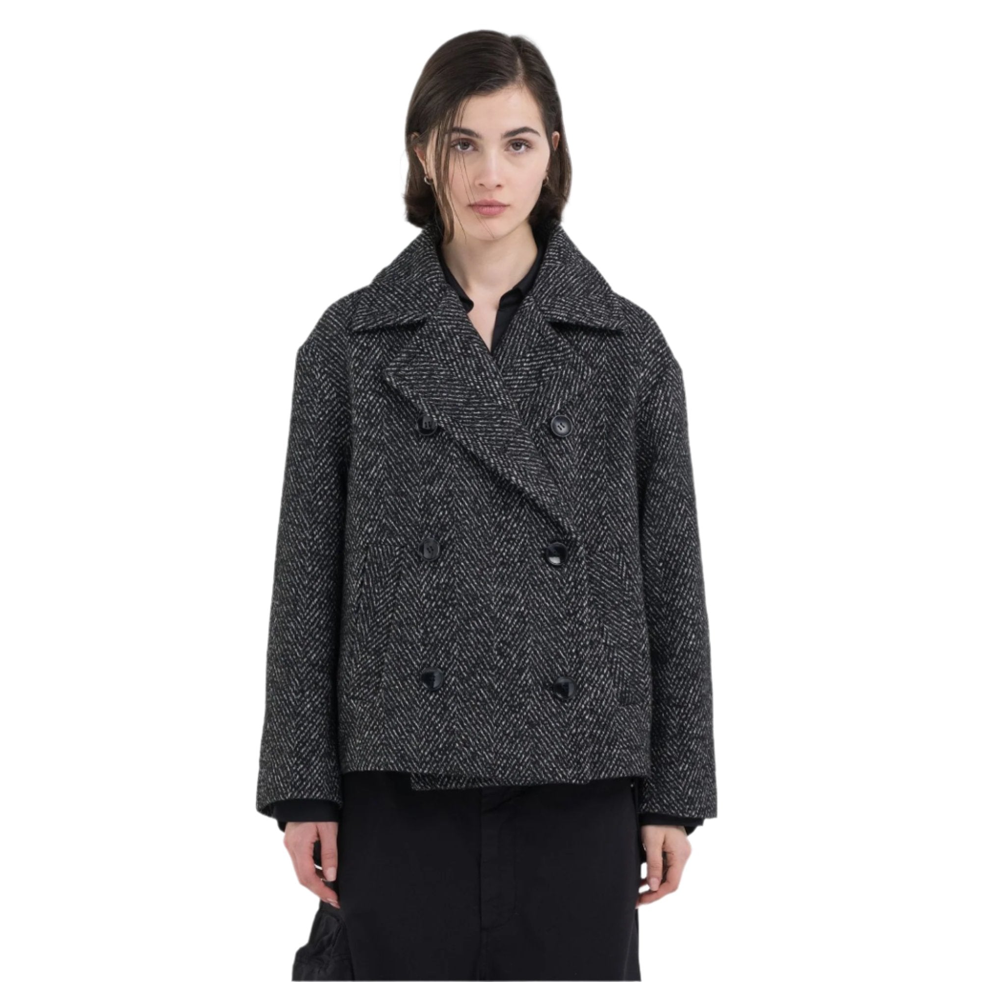 Replay Women's Double-Breasted Wool Jacket | Clothing | GCC | Winter 2024 | Women | Women All Clothing | Women All Clothing Coats & Jackets | Womens | Womens Fashion Replay Women's Double-Breasted Wool Jacket | Clothing | GCC | Winter 2024 | Women | Women All Clothing | Women All Clothing Coats & Jackets | Womens | Womens Fashion