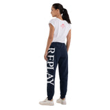 Replay Women's Boy Fit Jogger Trousers with Archive Logo