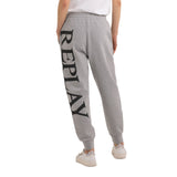 Replay Women's Boy Fit Jogger Trousers with Archive Logo