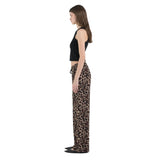 Replay Women's Animal-Print Viscose Chiffon Trouser